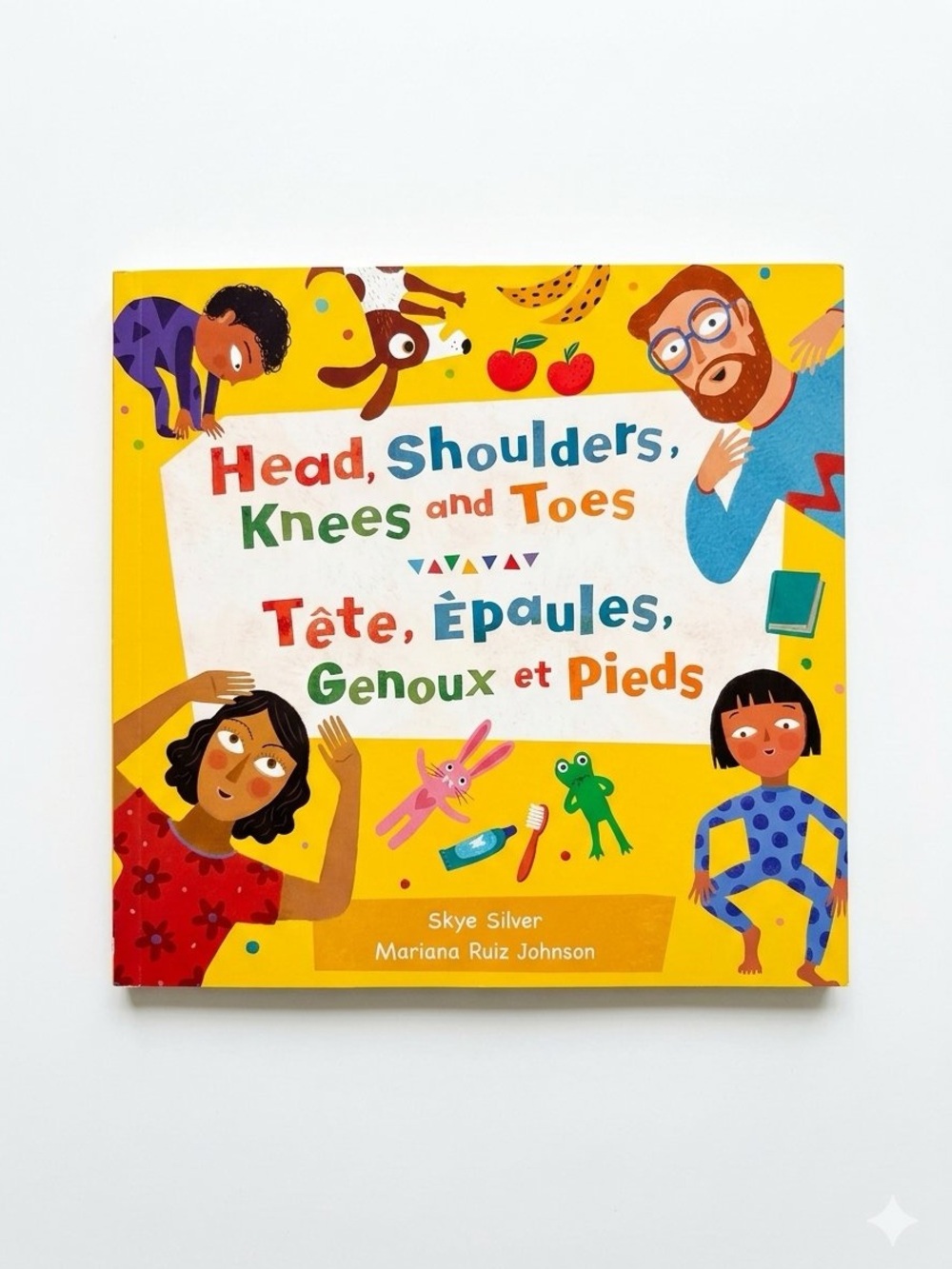 Bilingual Head Shoulders Knees & Toes/Tête Épaules Genoux Pieds Book